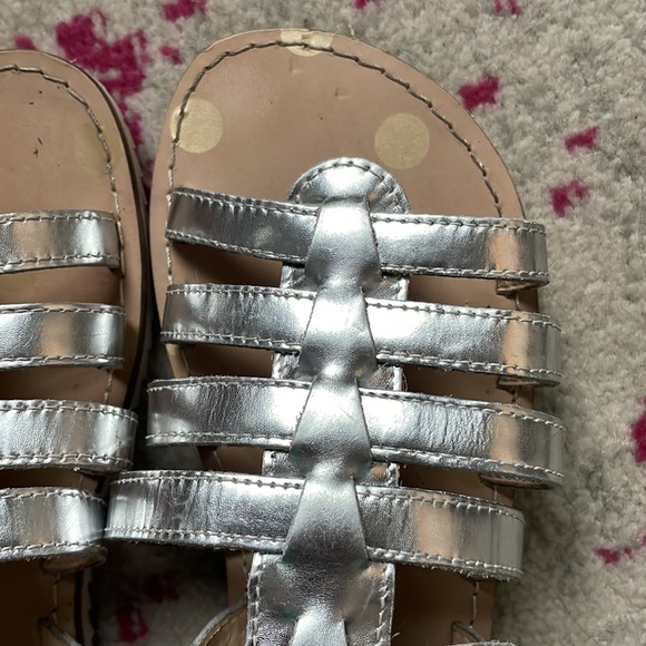 Silver Mini Boden gladiator sandals (size 30 or us 12) - Picture 7 of 7